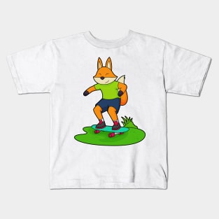 Fox Skater Skateboard Kids T-Shirt